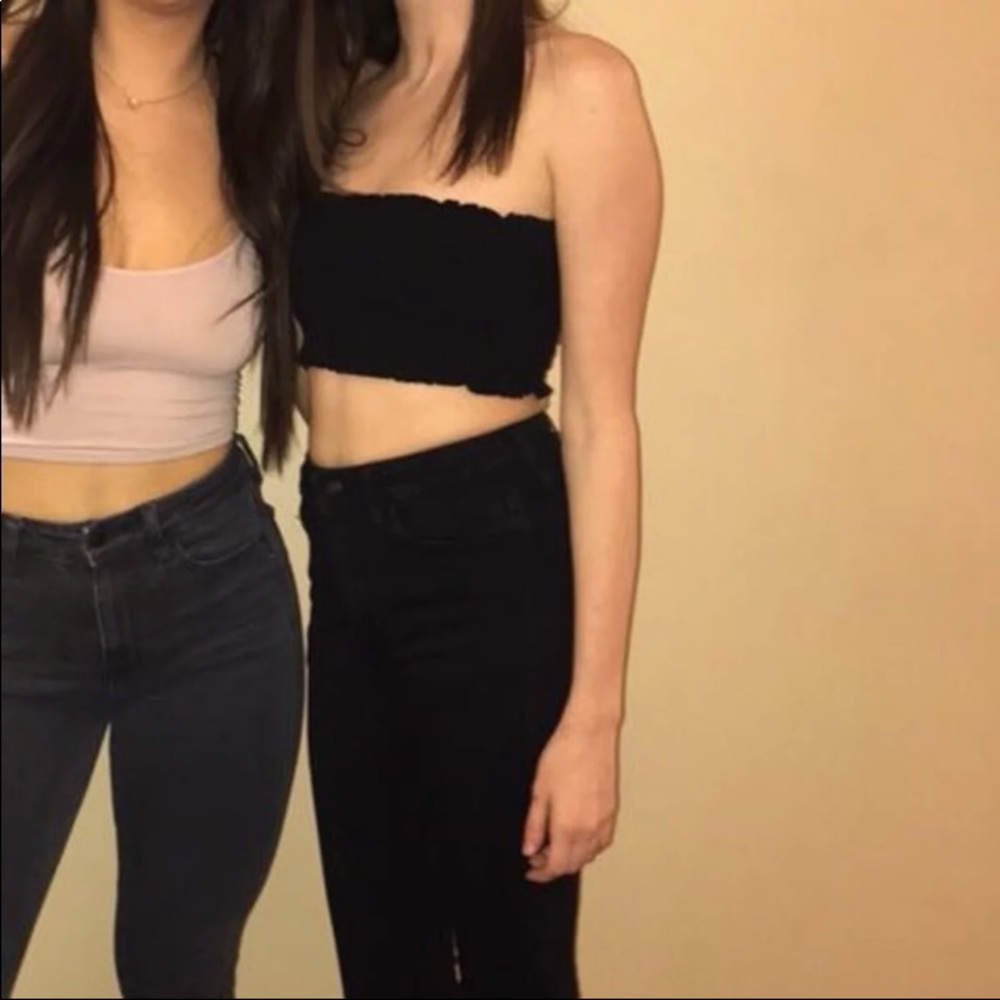 Black brandy Melville crop top